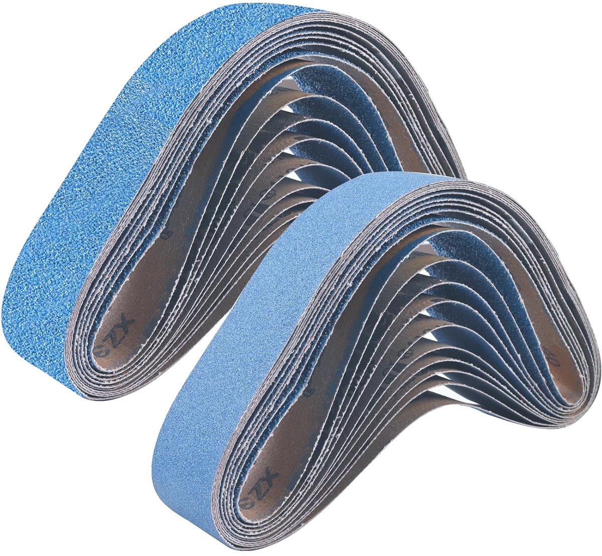 Schuurbanden 50 x 686 mm - 8 Stuks - Korrel 40/60/80/120 - Voor schuren van metaal en hout - ShopVlot