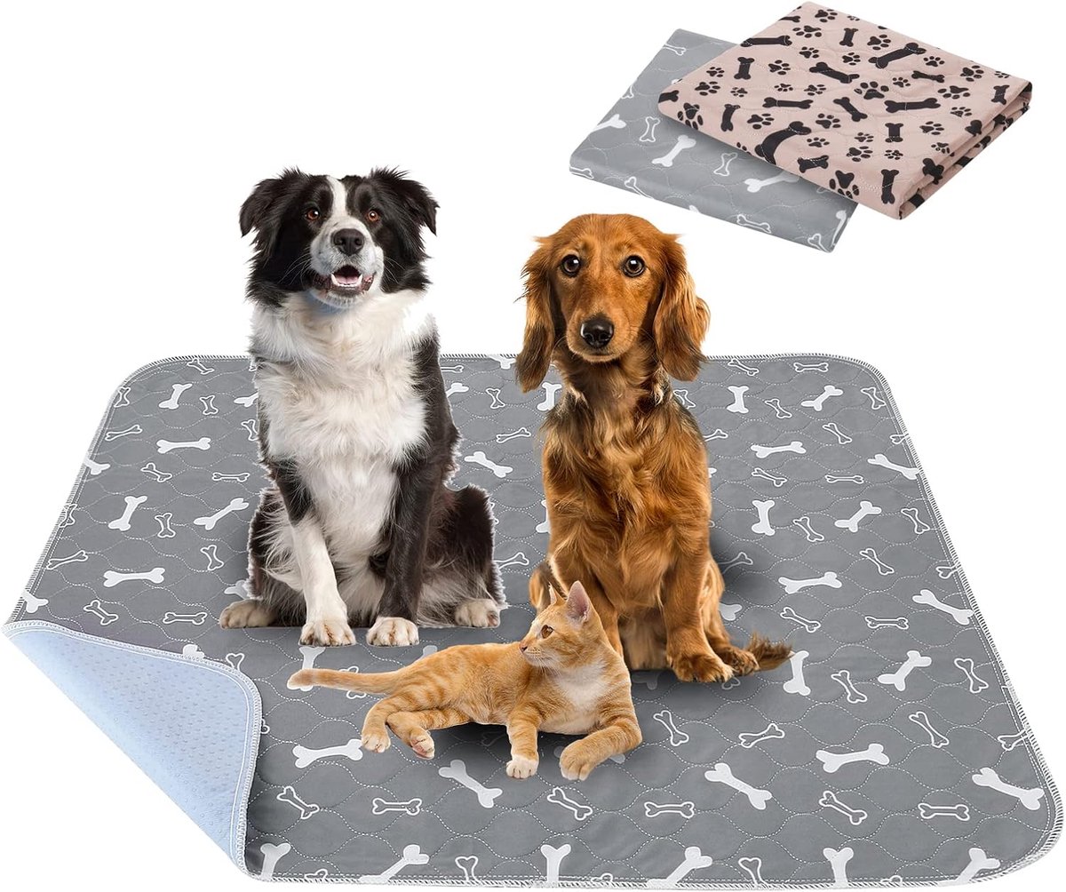 Hondendekens 80x70cm - Wasbaar en Waterdicht - Super Absorberend - Voor Puppy Training en Incontinentie - ShopVlot