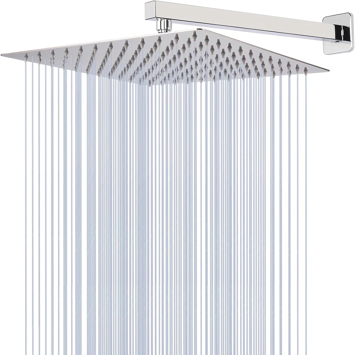 Regendouchekop 30cm - RVS vierkant - Ultra-dun design - Luxe regenervaring - ShopVlot