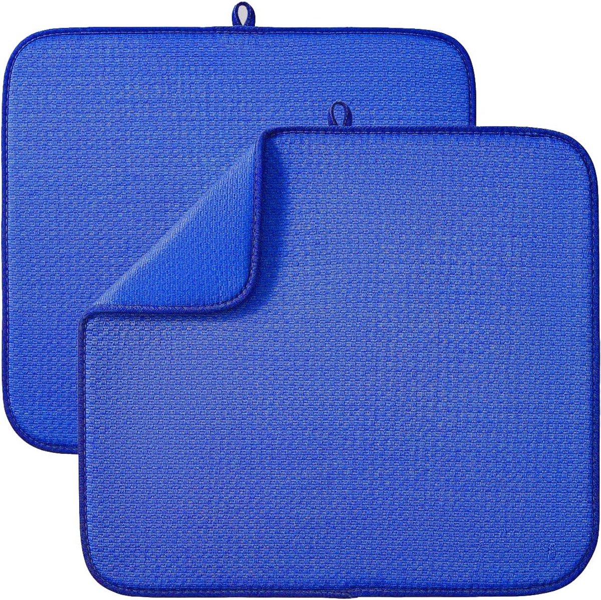 Microvezel Droogmat 16" x 18" - Absorberend - 2 Stuks - Ideaal voor Glazen en Borden - ShopVlot