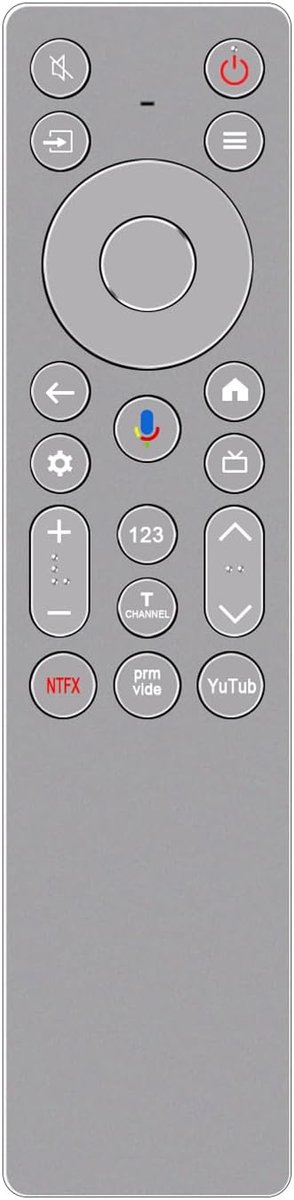 Stem afstandsbediening RC933A - Geschikt voor TCL Mini LED TV - Inclusief handige functies - Eenvoudige bediening - ShopVlot