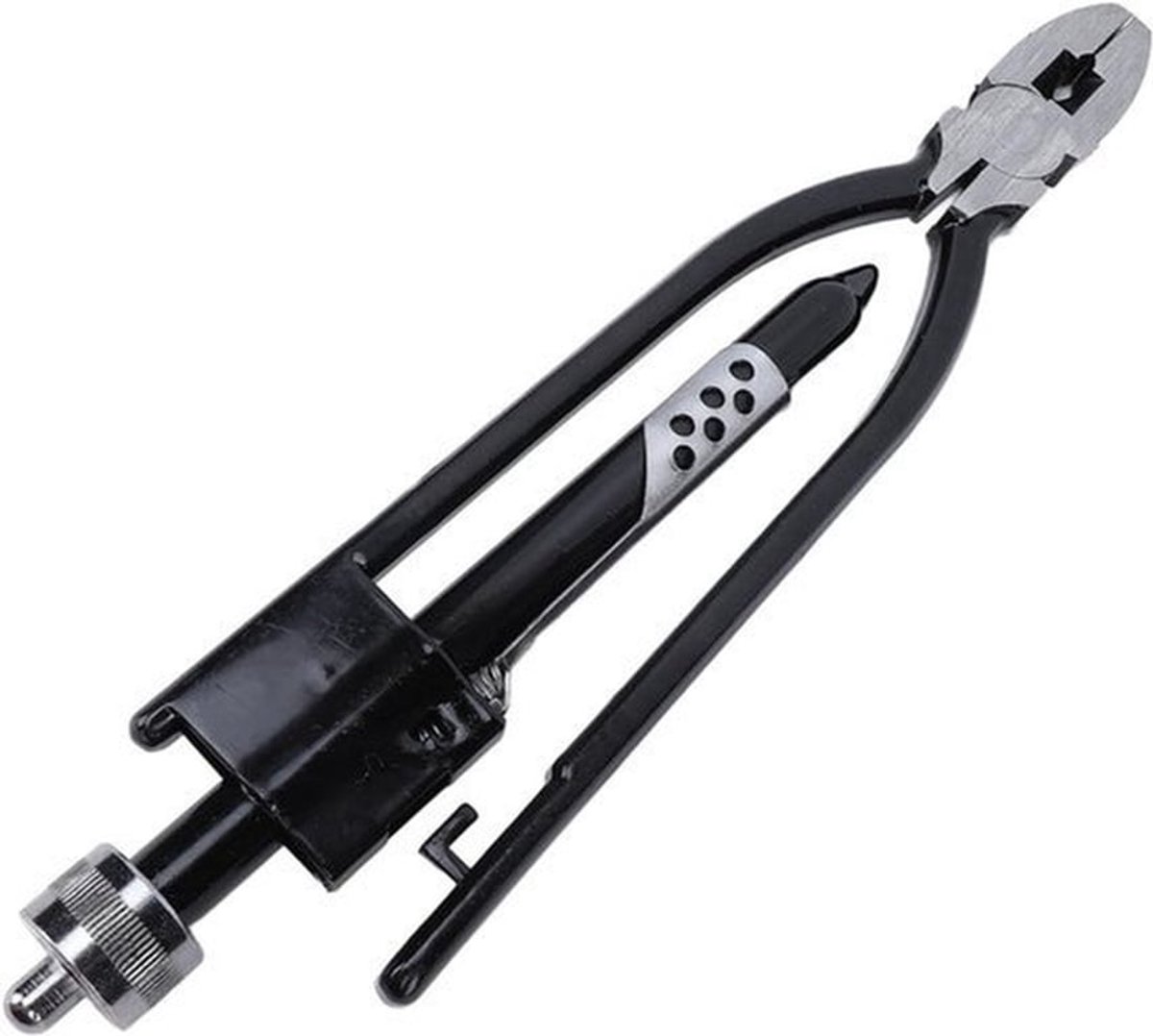 Veiligheidsdraadtang 9 Inch Draadvergrendelende Twisterklemtang - Multifunctionele Koolstofstalen Draadklemmen Twisting Cutter Tang met Quick Wire Twisting Clamp