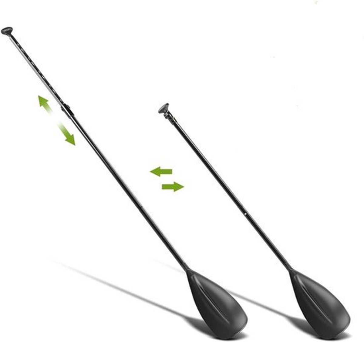 Verstelbare lengte robuuste aluminium SUP kajak peddel - voor kajak surf opblaasbare boten - 163-215 cm