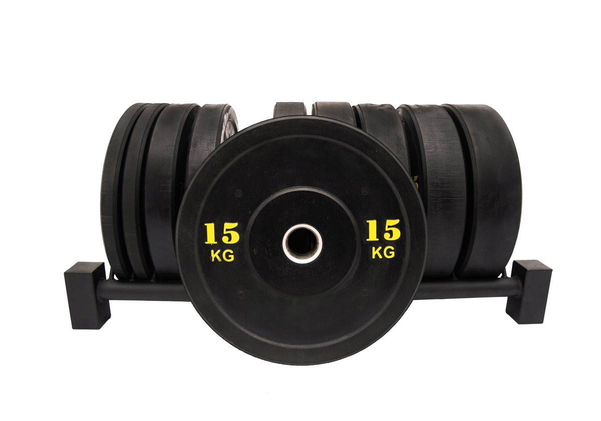 Merkloos Olympisch bumpergewicht 15kg - Rubber SBR SLIM