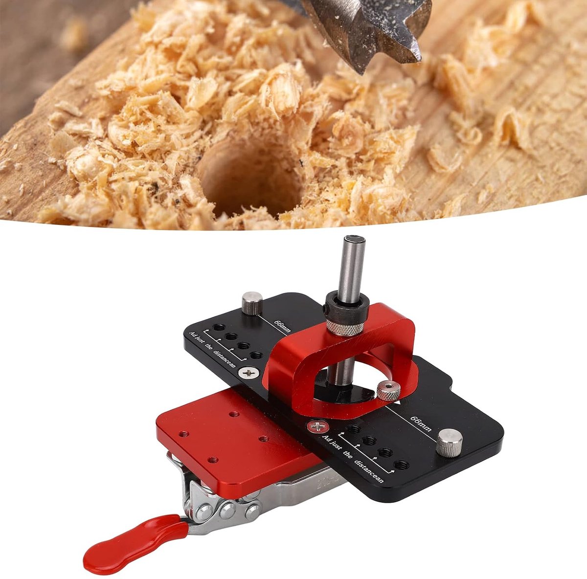 scharnier jig 35mm deurscharnier boorgat geleider locator boorset aluminium gat opener voor kastdeur meubels houtbewerking inclusief montagegereedschap