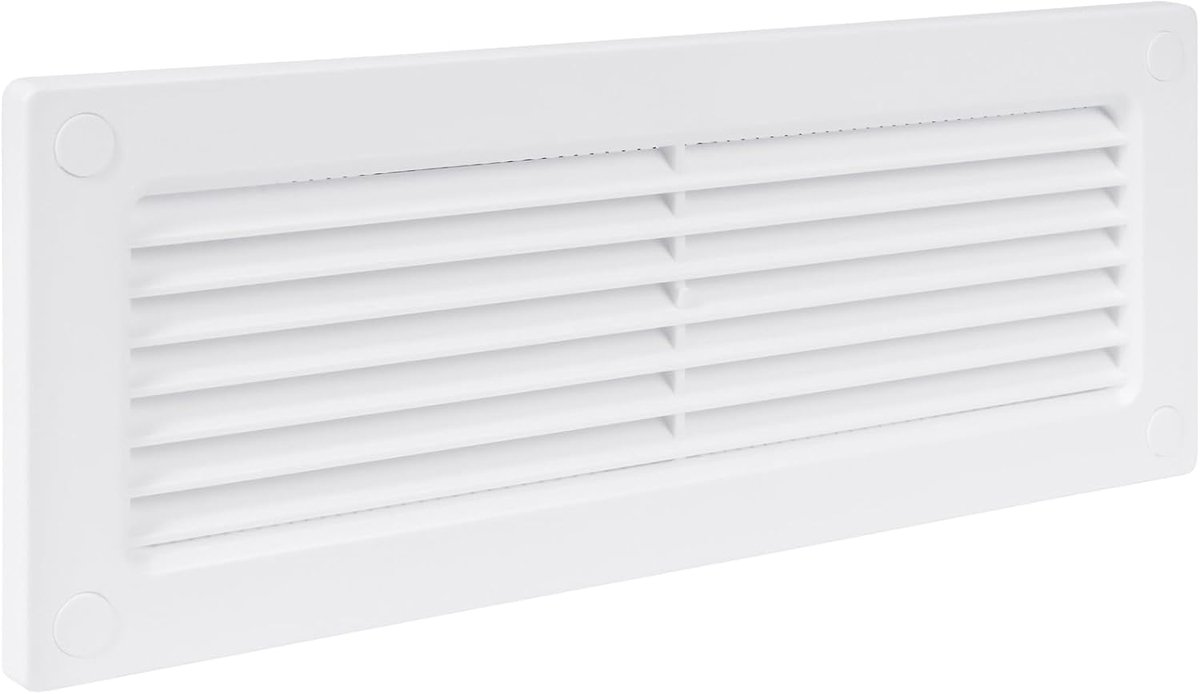 Rechthoekig Ventilatiekanaalrooster 204x60 mm voor Toevoer en Afvoerlucht