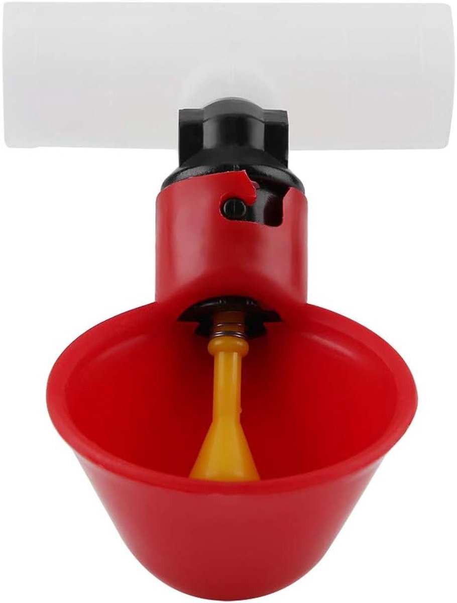 5 PCS Gevogelte Water Drinkbekers Vogel Drinker Feeder Plastic Automatische Drinker voor Vee Kip Kip Kippenhok Feed Boog(20mm)