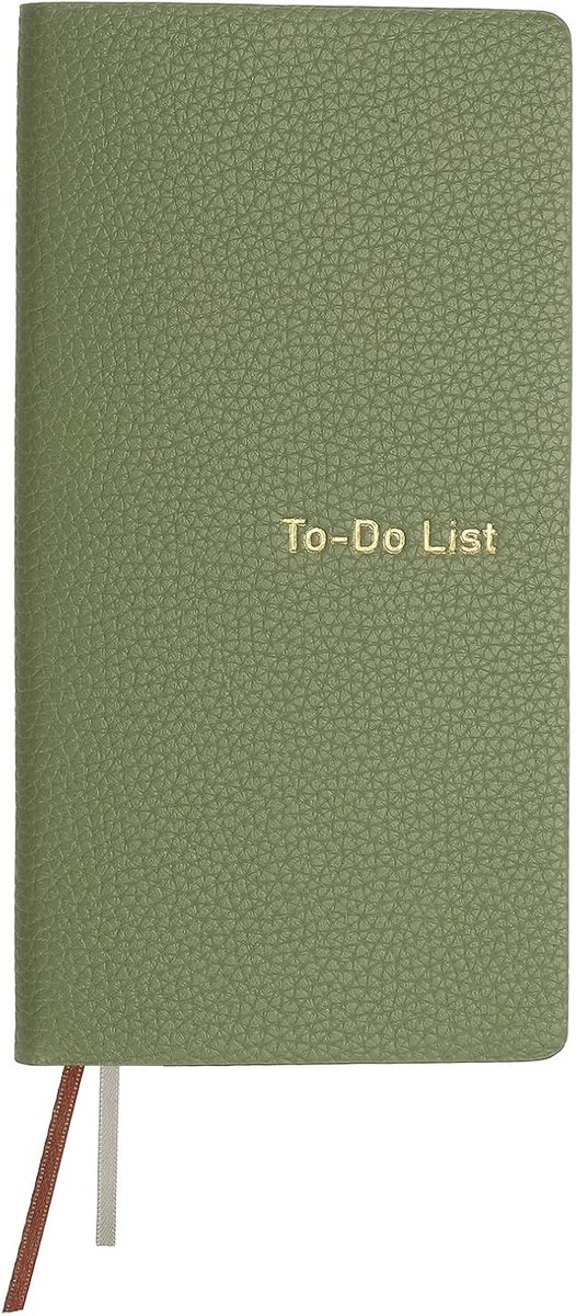 Lederen to do list notitieblokken, 160 pagina's 6,5 x 3,2 inch lederen dagelijkse planners om te doen lijst notebook voor zakelijk persoonlijke dagelijkse plannen planning planner notebook
