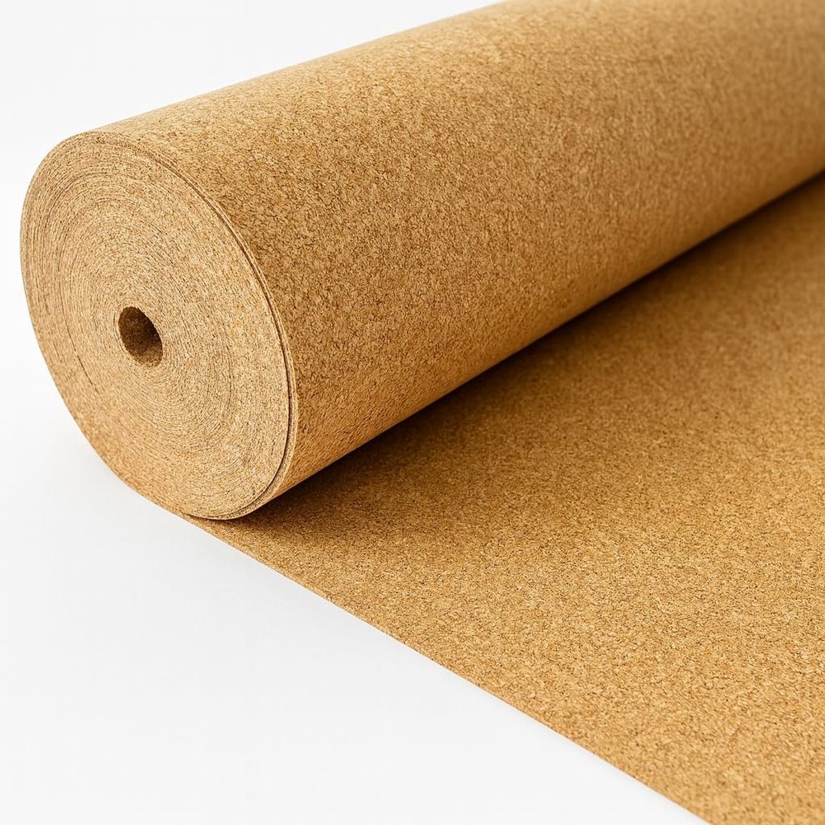 - Rol supergecomprimeerde kurk dikte 5 mm tot 10 m² wandbekleding koude wand ondervloer mat parket prikbord