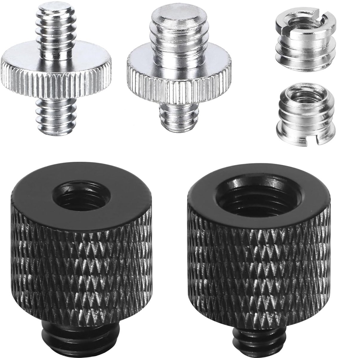 Statiefadapter 1/4 naar 3/8 Inch - Metaal - Duurzaam en veelzijdig gebruik - SnelShoppen