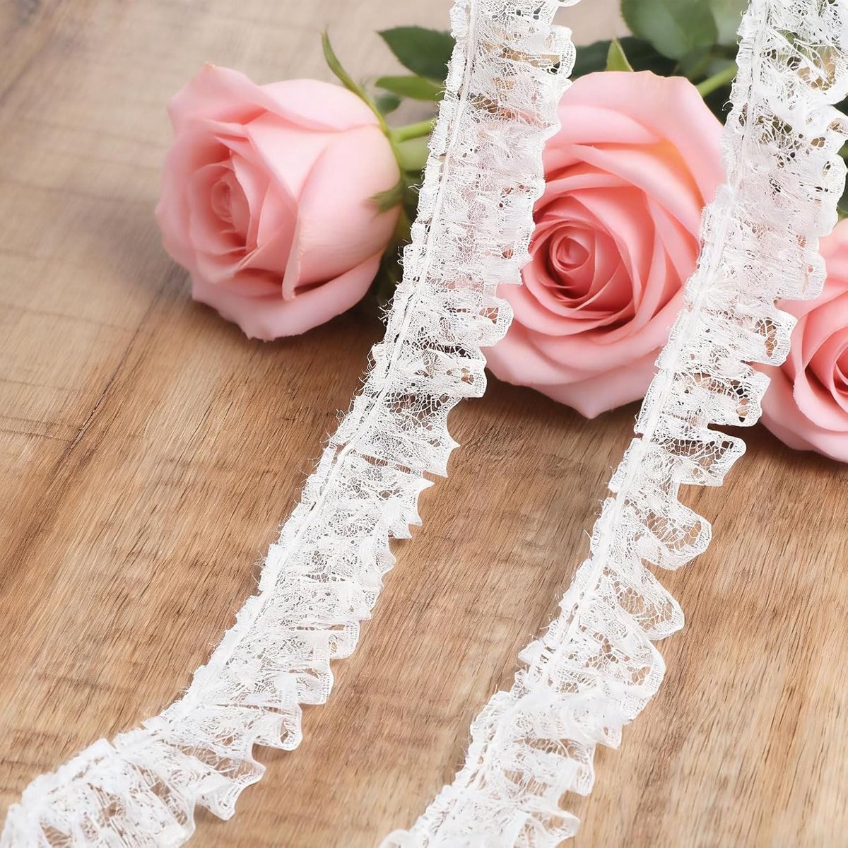 Lace tape 11 yards - witte band - elegant design - ideaal voor DIY projecten - SnelShoppen