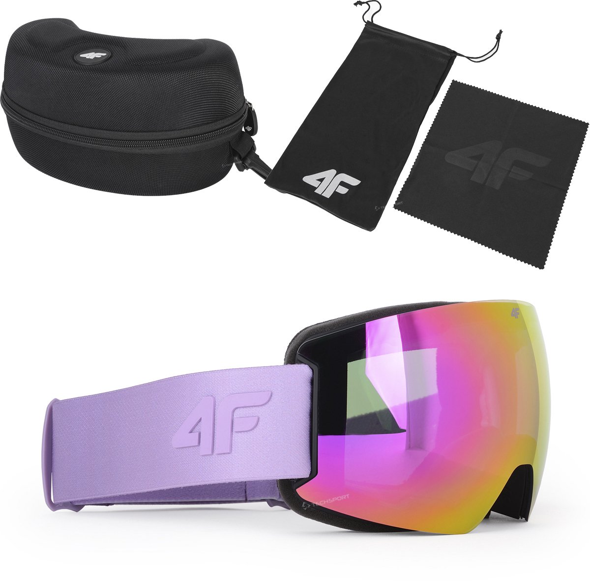 4F Ski- en Snowboardbril S2 - Spiegellens, UV400 Bescherming