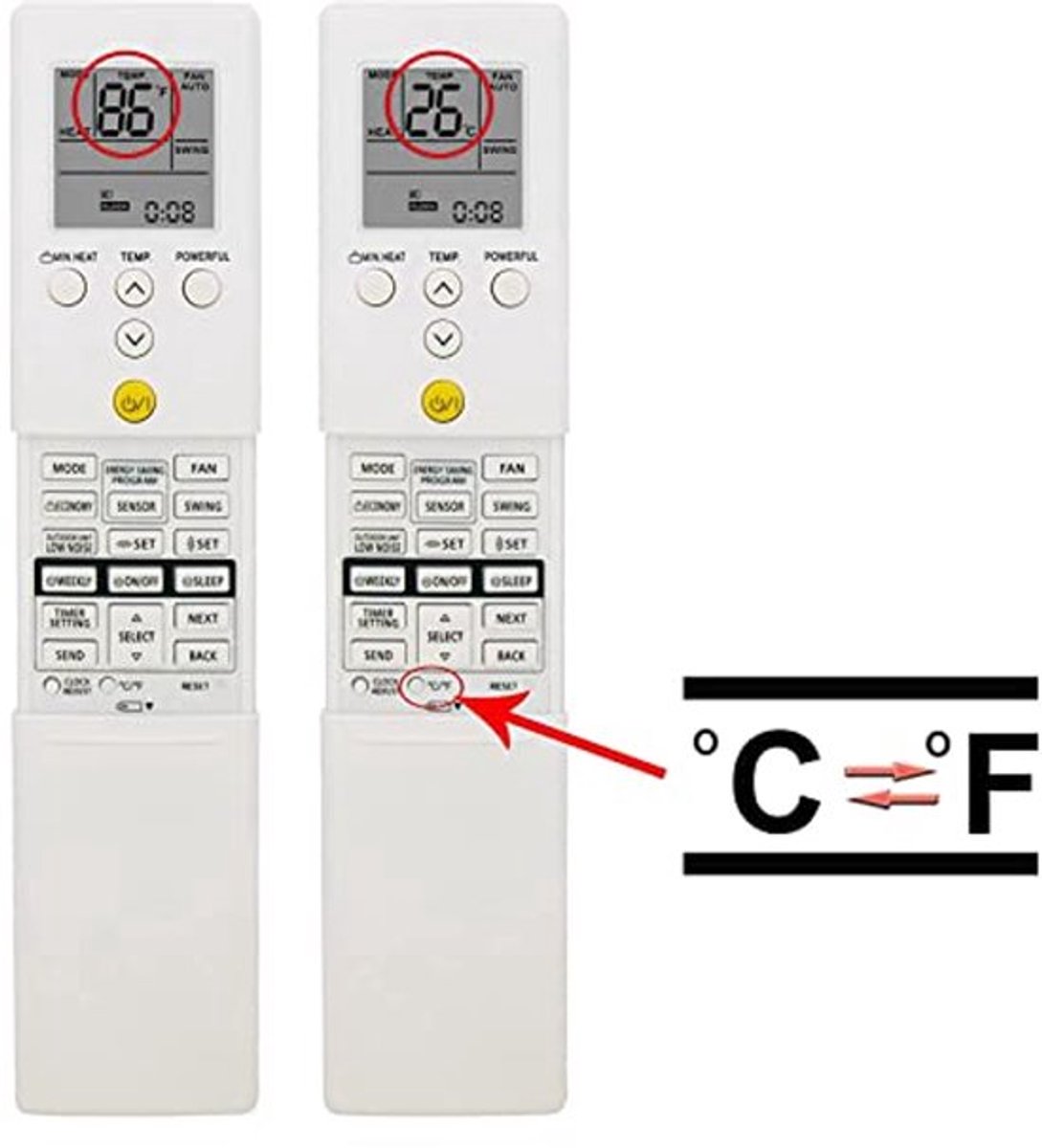Afstandsbediening voor airconditioning AR REM1U ASU9RLS3Y ASU12RLS3Y ASU15RLS3Y ASU15RLS3 ASU30RLE ASUG09LZAS