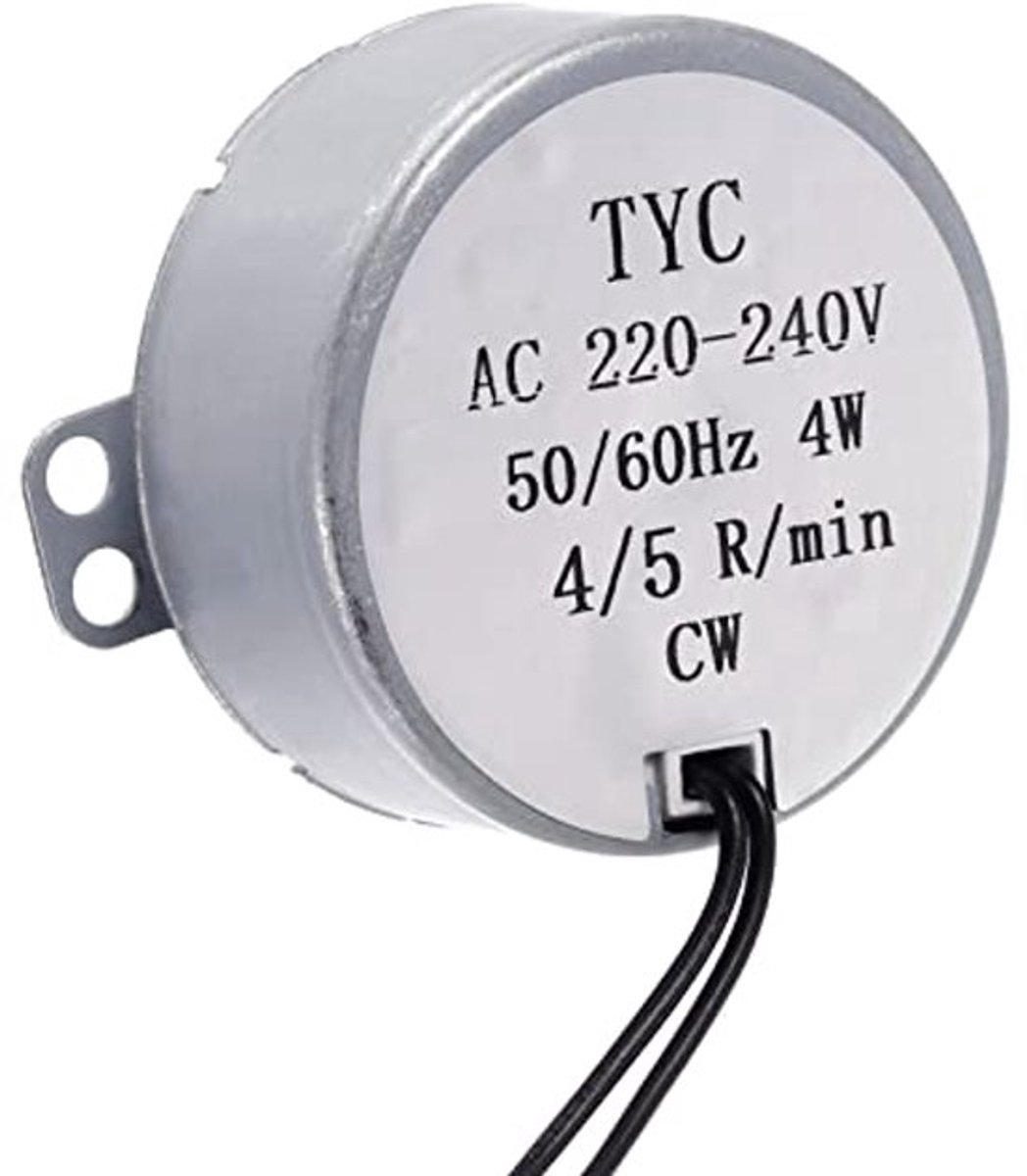 Synchronemotor AC220-240V 4-5RPM 50-60Hz CCW/CW 4W D golf elektrische motor voor magnetron ventilator