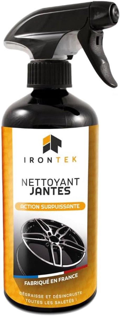 Velgenreiniger Spray 500ml - krachtige formule - verwijdert remstof en ijzerdeeltjes - zonder borstelen - ShopVlot