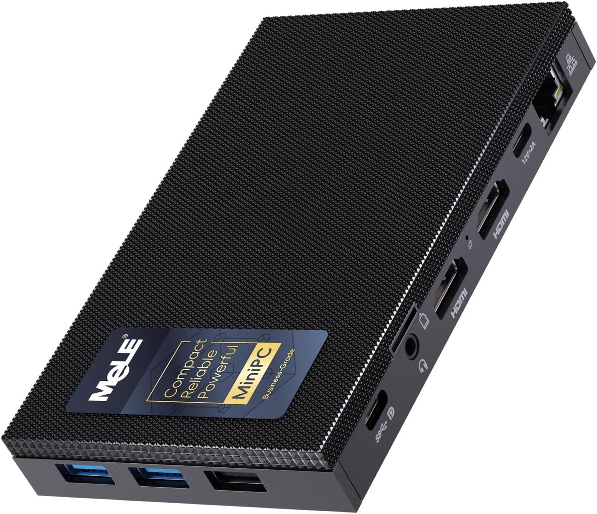 Mini PC N100 32GB 512GB - Windows 11 Pro - 4K HDMI USBC - Ideaal voor multitasking - ShopVlot