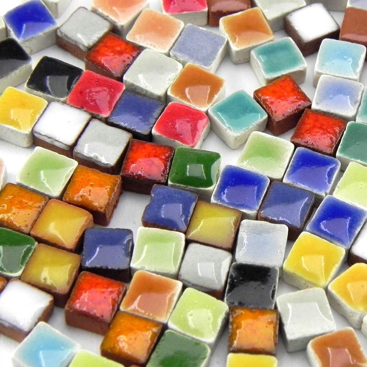 mosaic mini 5x5x3mm - 1.000 stukjes - random mix - ideaal voor decoratieve mozaïekprojecten - ShopVlot