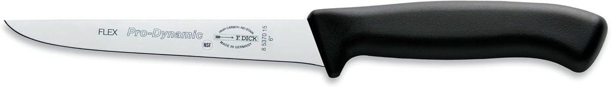 Ausbeinmesser 15 cm - flexibel - X55CrMo14 staal - ideaal voor precisiewerk - ShopVlot