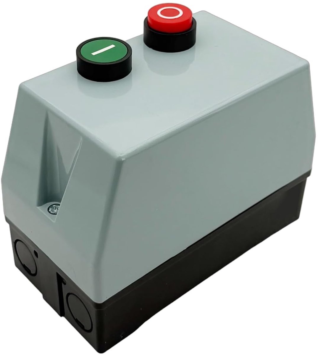 Magneetschakelaar 1-fase - kunststof behuizing - elektromotor starter - veelzijdig gebruik voor machines - ShopVlot