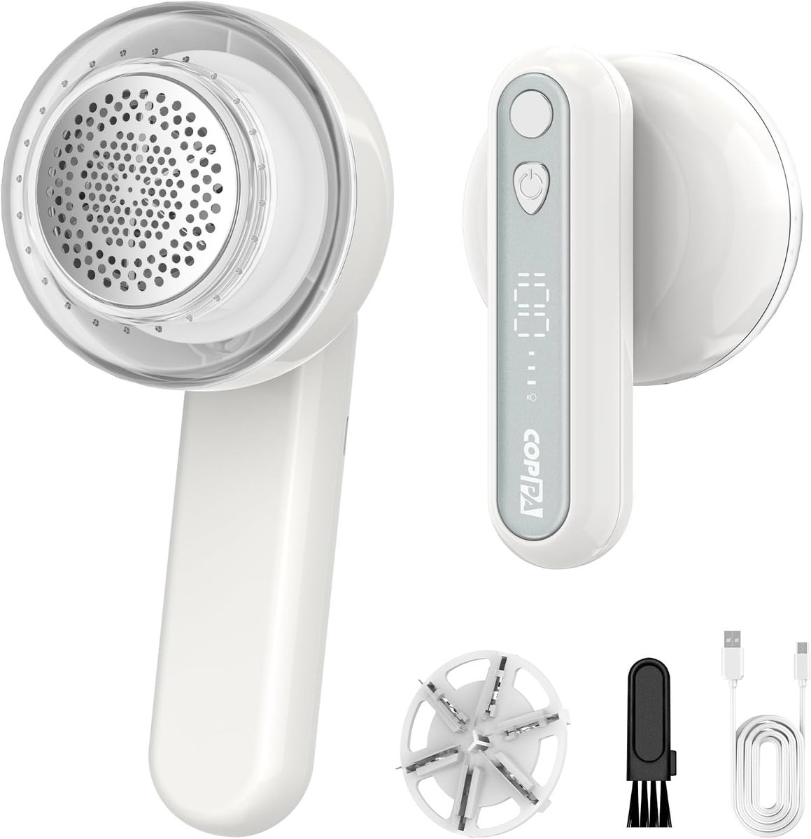 Lint shaver 6-bladen - Oplaadbaar - 3 snelheden - Voor snel en effectief verwijderen van pluisjes - ShopVlot