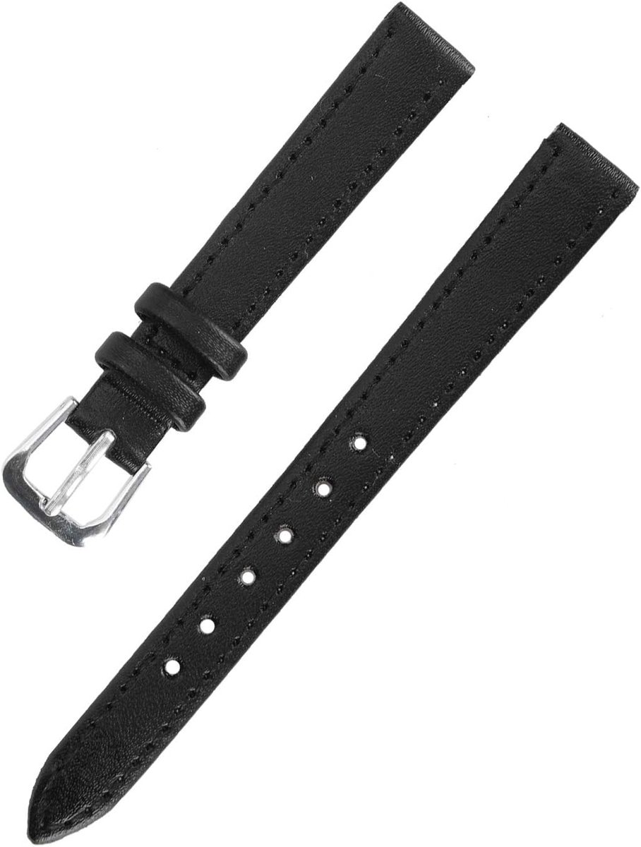 Horlogeband 12mm - PU leer - Hoogwaardige gesp - Comfortabel en ademend - ShopVlot