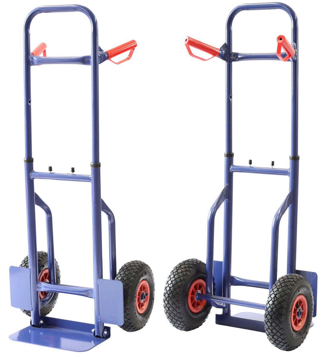 Opvouwbare magazijnkar 150kg met luchtbanden