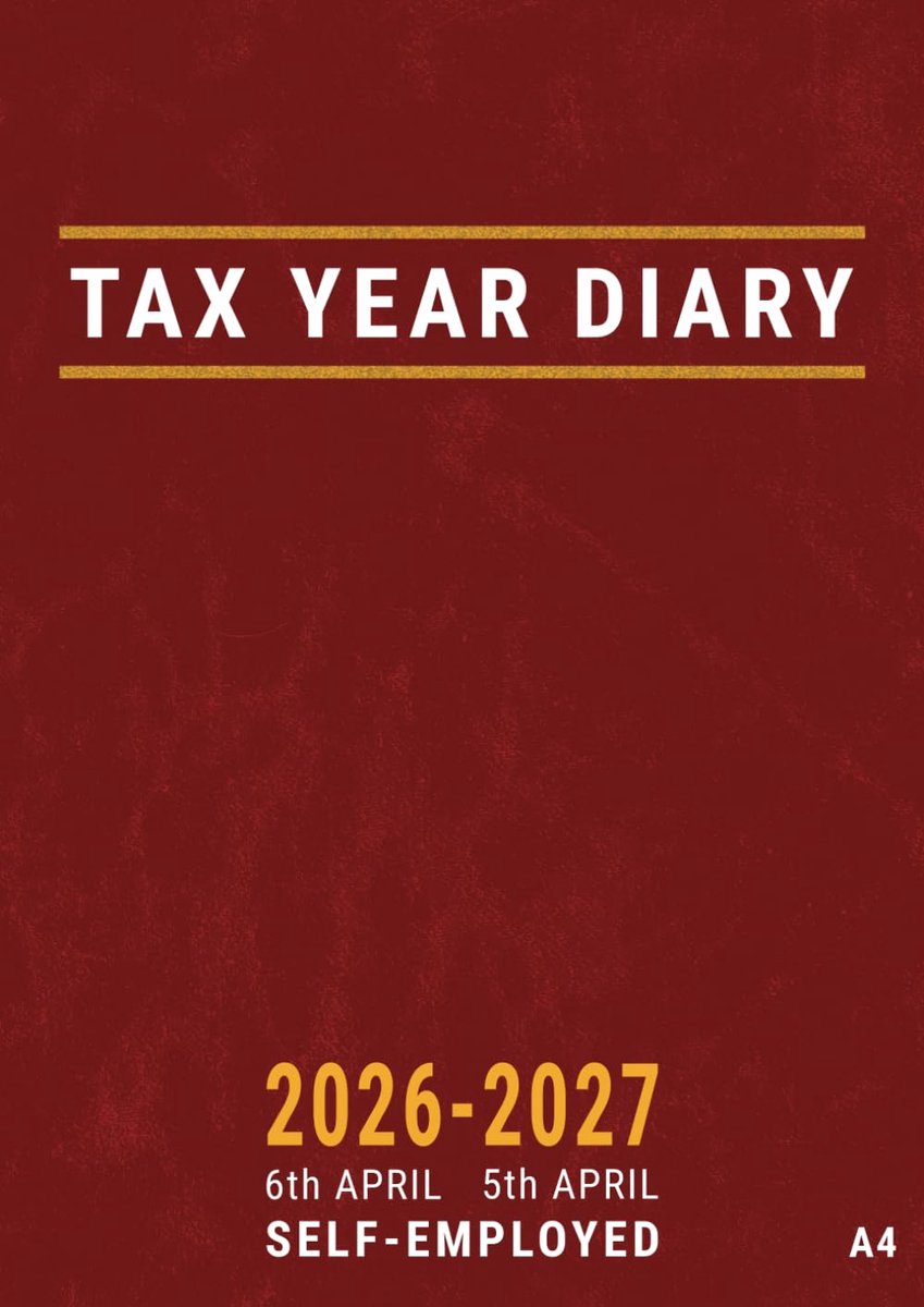 Belastingjaar agenda 2026-2027 A4 - Zelfstandig - UK fiscaal financieel jaar 26/27 - Planning voor kleine bedrijven - ShopVlot