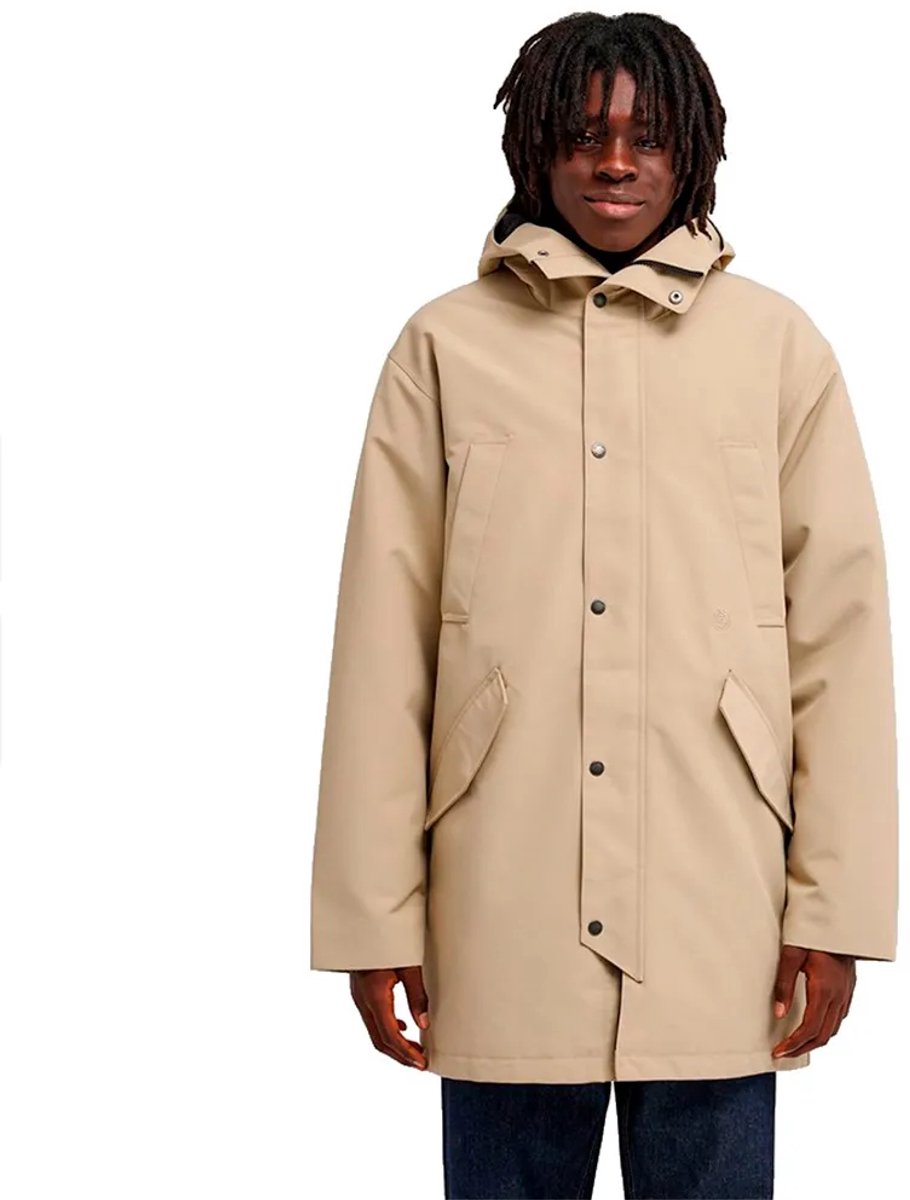 Element Fishtail Parka Beige S Man