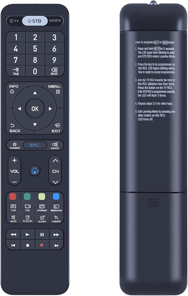 Afstandsbediening voor Formuler Dreamlink Z10 SE - vervangend - eenvoudig in gebruik - geen programmering nodig - SnelShoppen