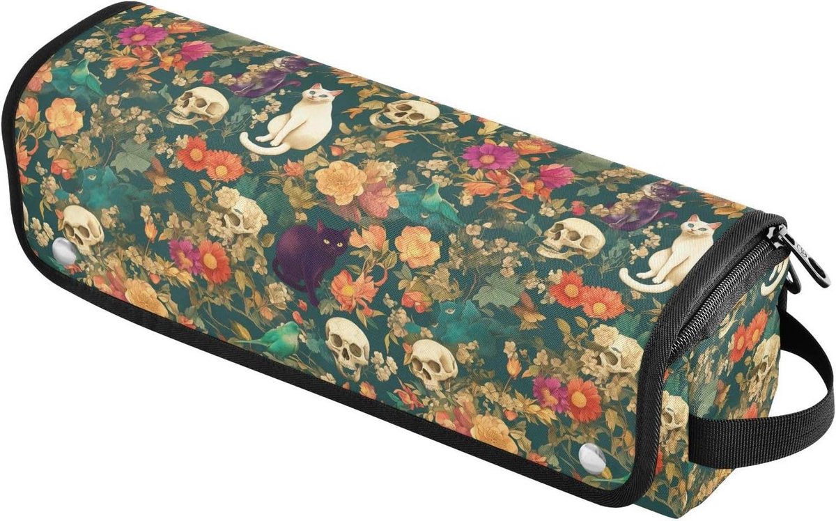 Reistas Haargereedschap - Opbergtas Stijltang - Styling Tools Meenemen - Hittebestendige Mat - 1 Size - Mosgroen