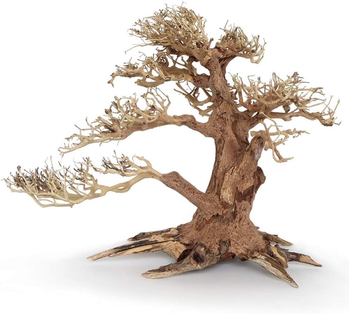 Hout, handgemaakt, voor aquarium, 30X13X23 CM