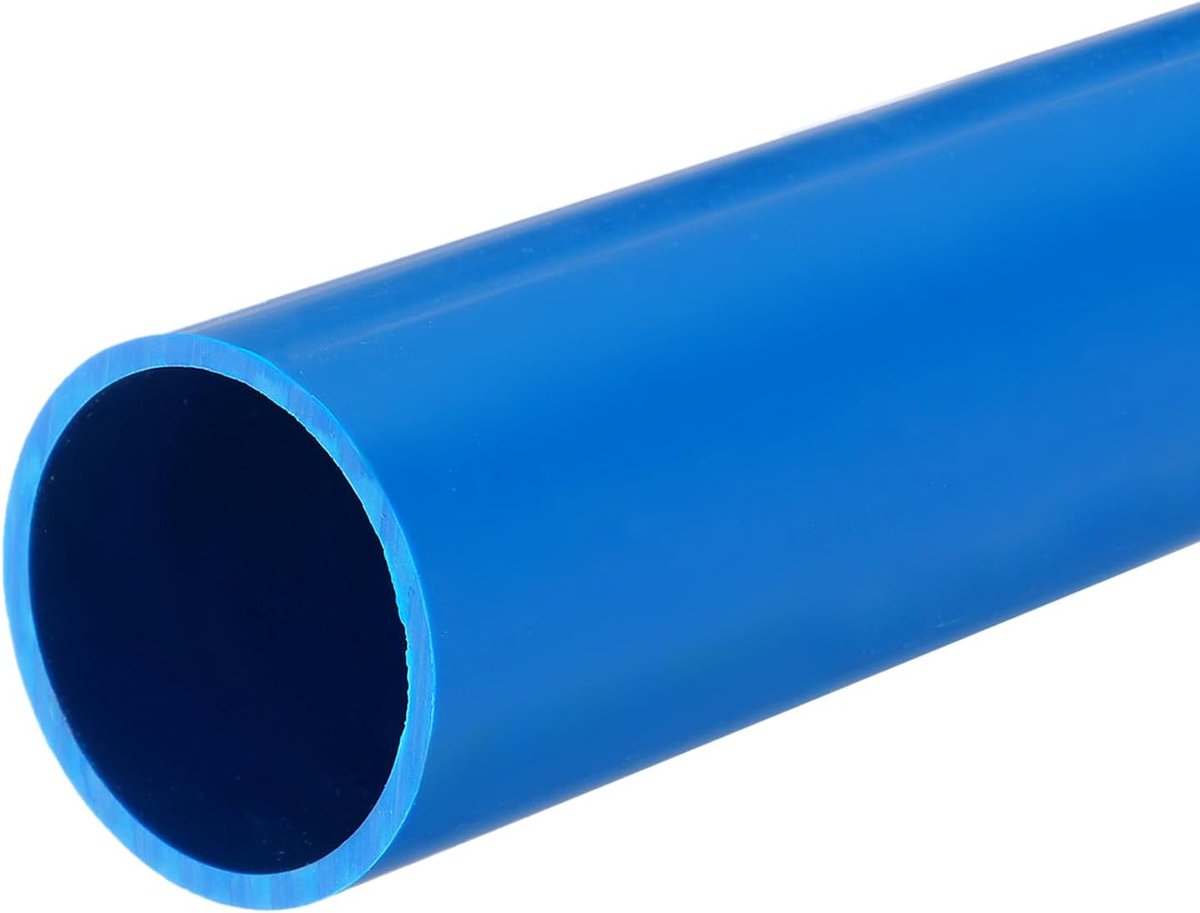 Harde pvc-buis, ronde buis, 36 mm, ID 40 mm, OD 33 cm lang, lichtblauw, voor waterleidingkabelmof