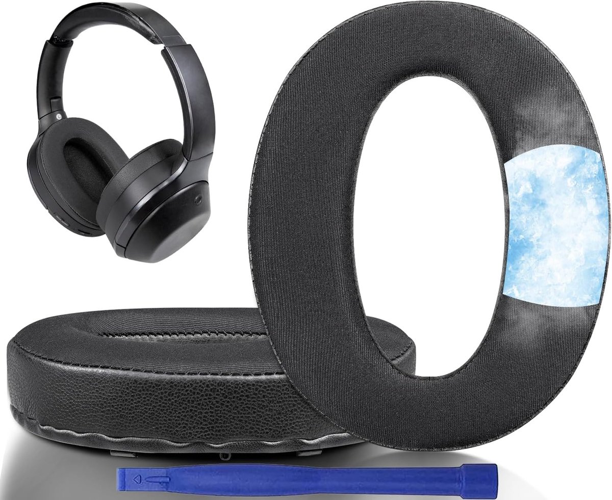 Oorkussens voor Sony WH-1000XM2 (XM2) & MDR-1000X - Zwart | Niet geschikt voor Sony 1000X THE COLLEXION (WH-1000XX) hoofdtelefoons