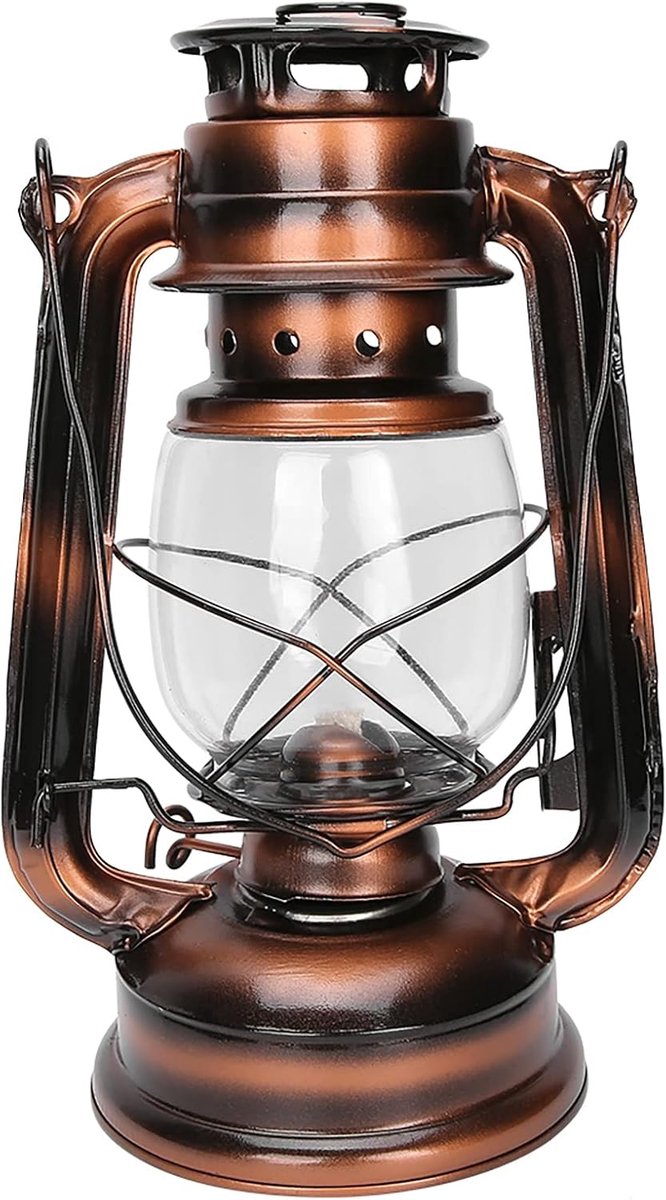 Olielamp petroleumlampen, vintage petroleumlamp, olielamp tafellantaarns voor huis, tuin, camping, citronella