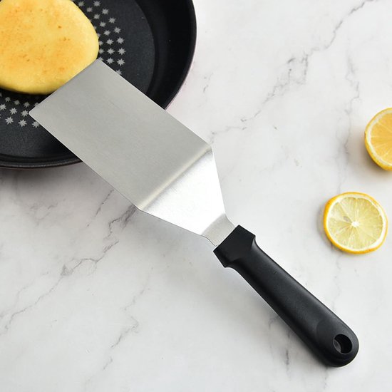 Spatels, Braadspatel en Braadlift voor Binnen en Buiten, Roestvrij Staal Gebruiksvoorwerpen Geweldig voor BBQ Grill Flat Top — afbeelding 3