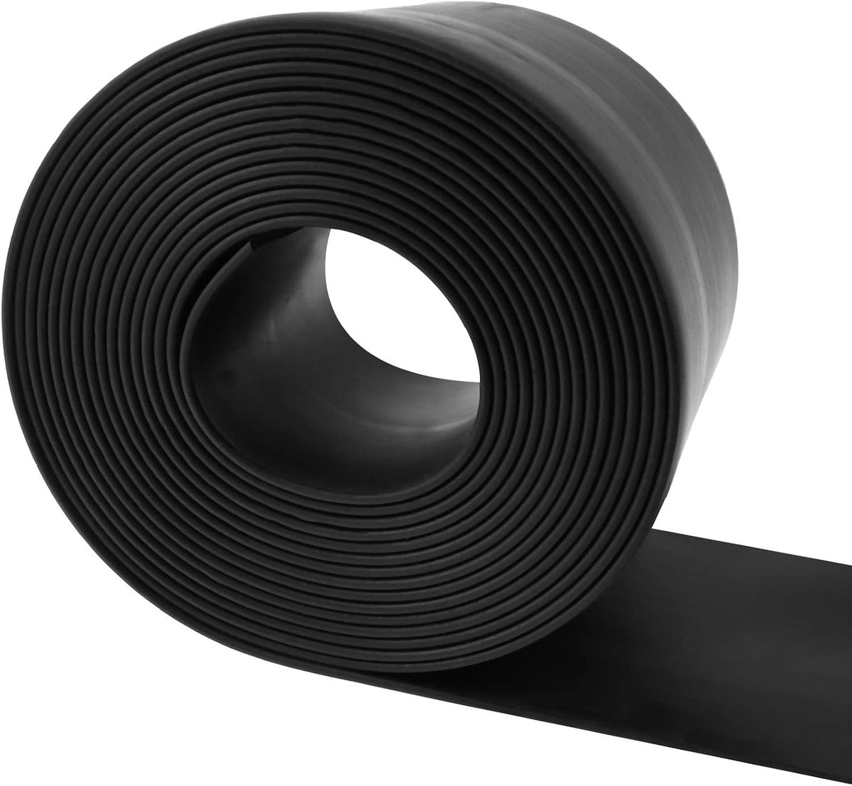 Rubberen rol, neopreenfolie, antislipmat, anti-vibratie, rubberen plaat voor geluidsisolatie, afdichtingen, 50 mm x 1,5 mm x 12 m