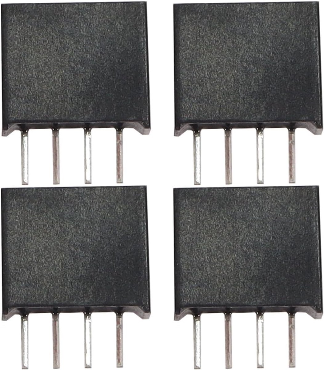 DC-DC isolatietransformator module 4pcs - 4 pin zwart - 5V 1W - SnelShoppen