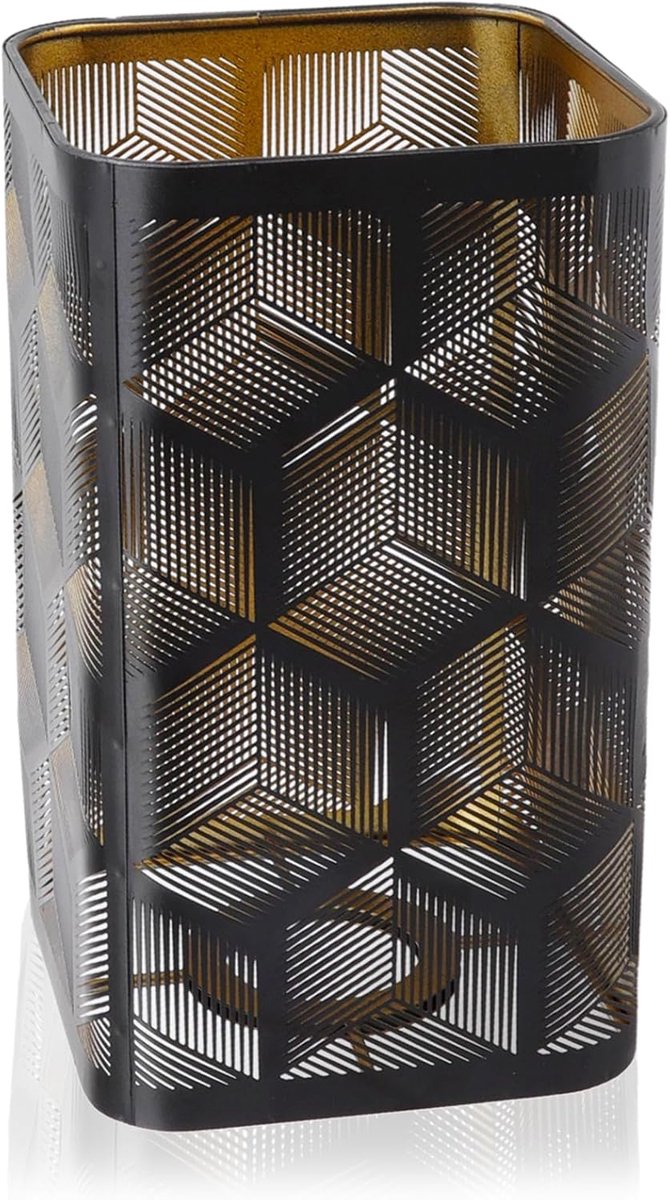 Lampenkappen voor tafellampen, decoratieve moderne lampenkappen E27 E26 vierkante lampenkap Afneembare metalen lampenkap