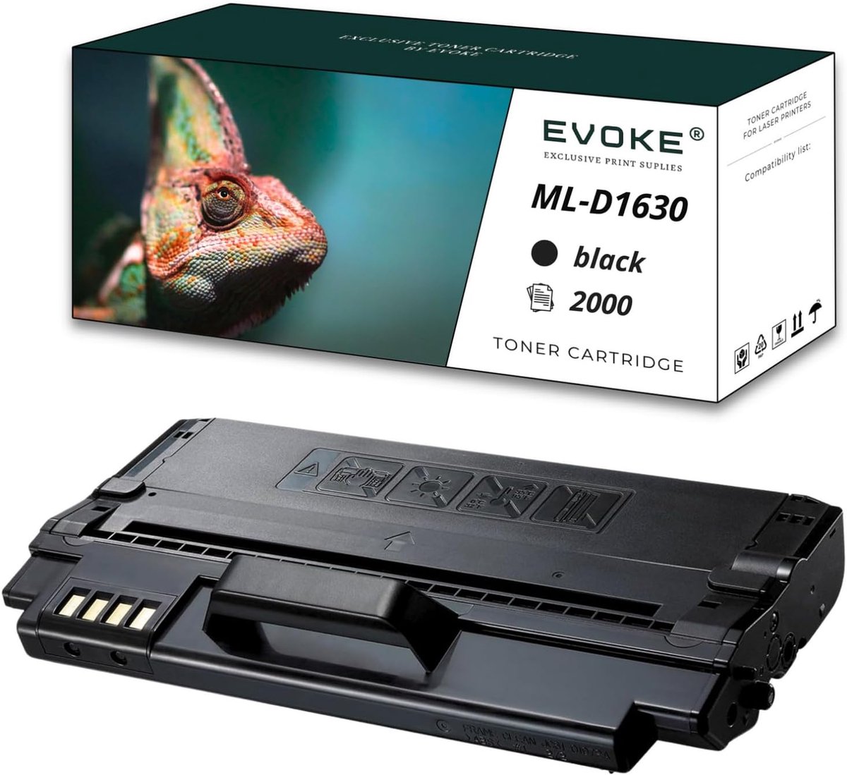 Toner zwart - compatibel met Samsung ML-1630 - 2000 pagina's - langdurige garantie - SnelShoppen