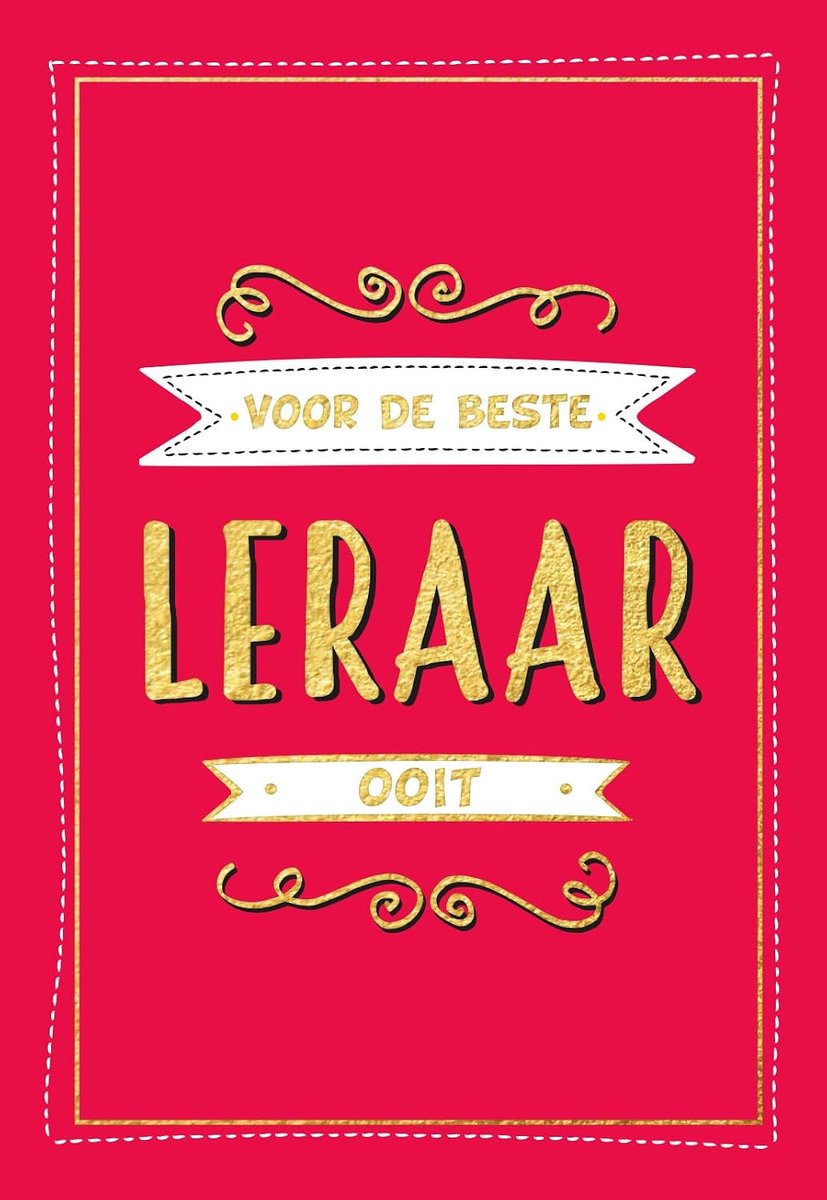 Voor de beste leraar ooit - Cadeauboeken