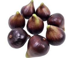 Nepvijgen set 8 stuks - Realistische kunstfruit - Duurzaam en herbruikbaar - Perfect voor decoratie - ShopVlot
