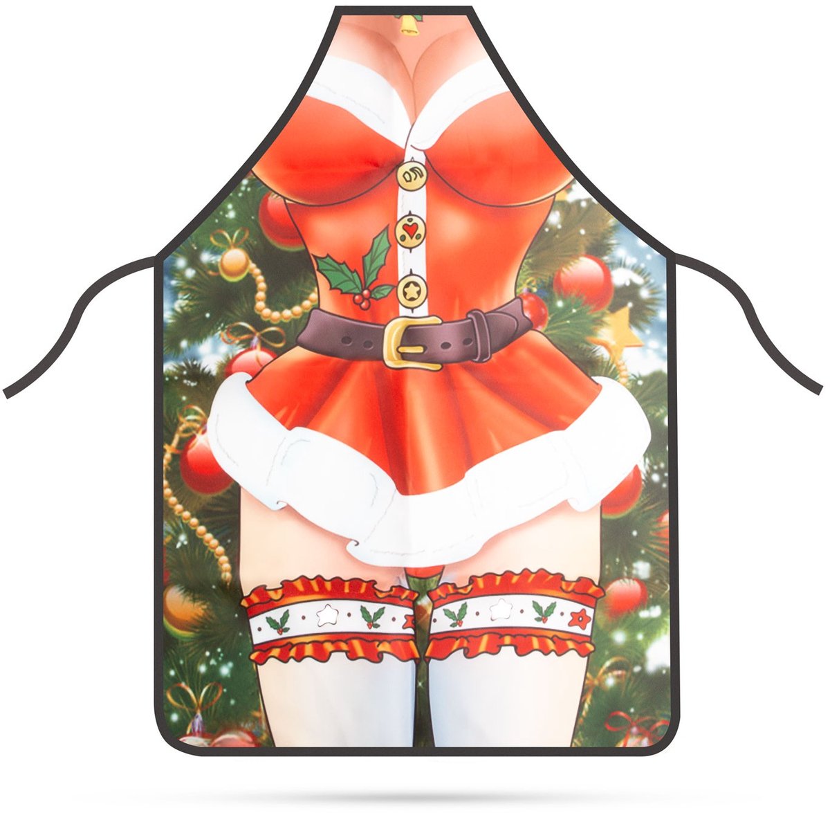 Keukenschort - kerst - vrouw 1 Stuks [55927B]