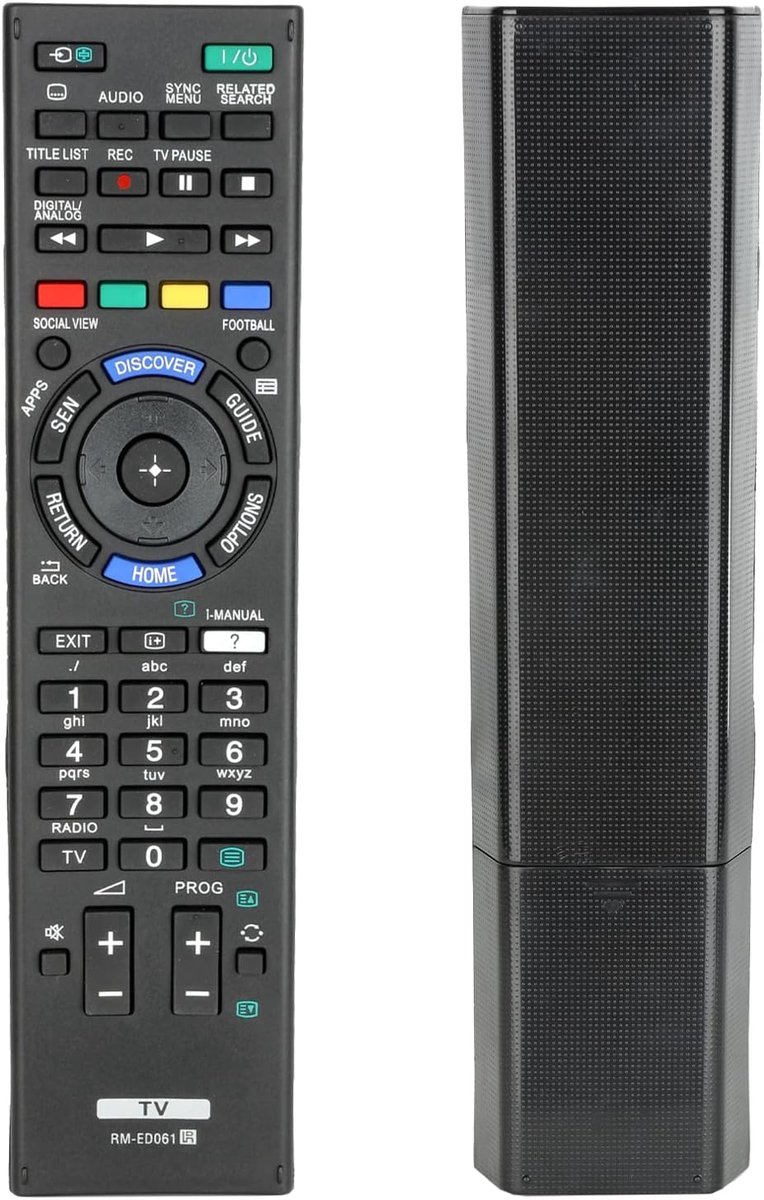 Afstandsbediening RM-ED061 - Compatibel met Sony TV's - Eenvoudig in gebruik - Perfect voor vervanging - ShopVlot