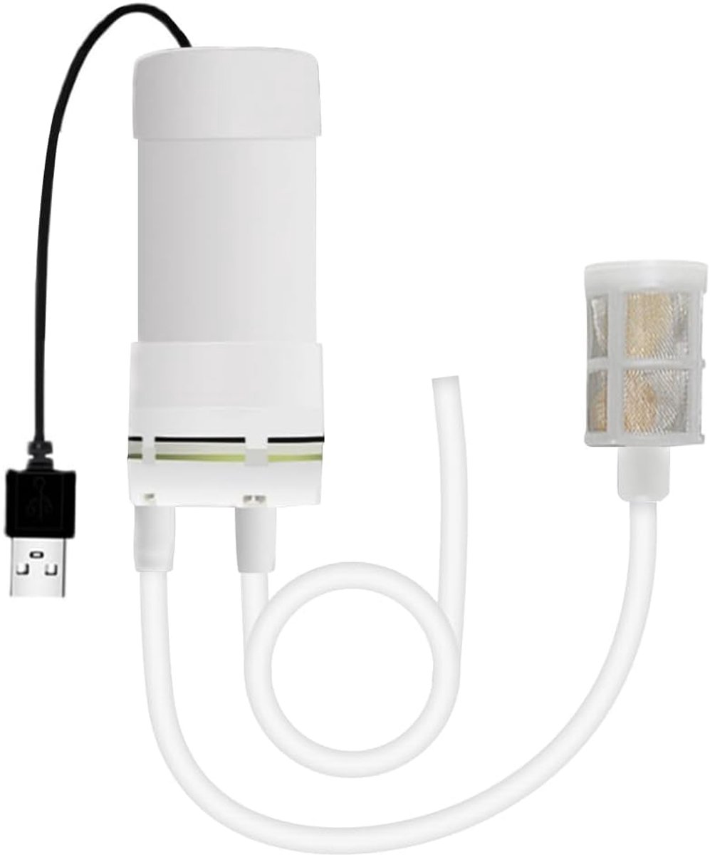 Mini waterpomp 5V - Zelfaanzuigende kleine pomp - USB-aangedreven vacuümpomp - Ideaal voor aquaria en tuinbewatering - ShopVlot
