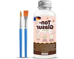 Glazuur voor Klei - Luchtdrogend Glazuur - Bescherming van Kunstwerk - Scheur- en Krasbestendig - 50 g - Gloss
