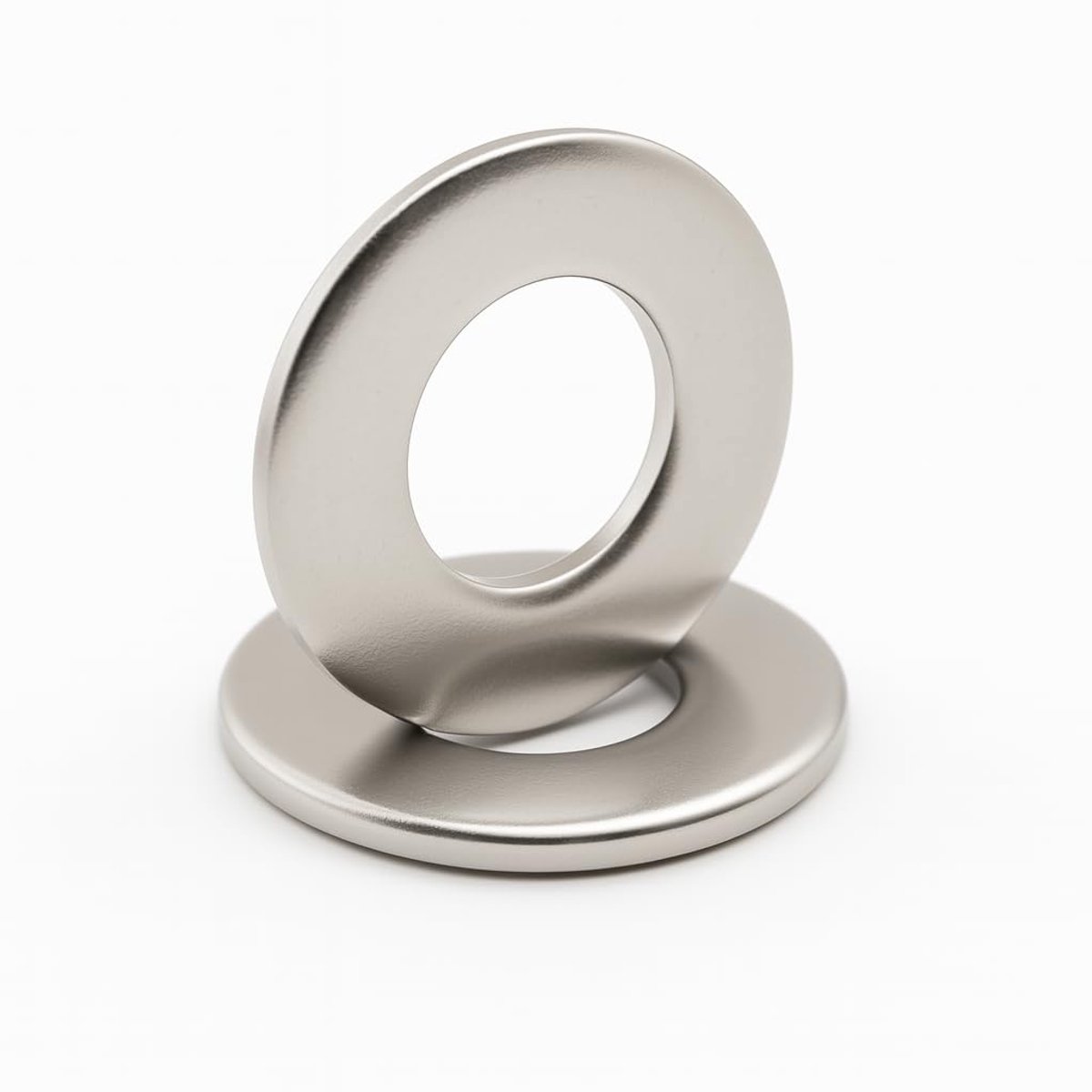 Metalen sluitringen: M20 x 40 mm - dikte 3 mm | platte sluitring M20 x 40 mm | roestvrij staal A2 (V2A / AISI 304) NFE 25514 M | voor schroeven, moeren, bouten: set van 5 stuks
