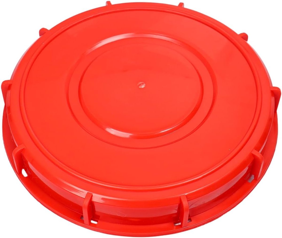 245 mm tankafdekking, IBC-tankaccessoires, IBC-containersluitdop, dubbele ontluchtingsgaten, IBC-tankaccessoires voor watertank, regenton, container, rood