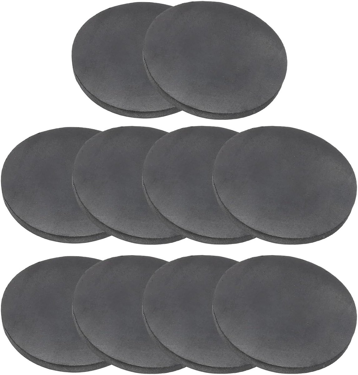 10 stuks rubberen sluitringen, 55 mm x 5 mm (OD x dik), ronde rubberen bussen, afdichtingen, rubberen afdichtingen, afstandshulzen, rubberen afdichting voor huis, auto-accessoires