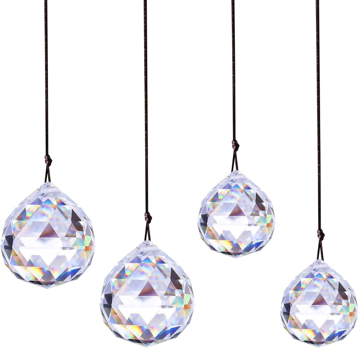 Zonnevangers, kristallen om op te hangen, decoratieve hangers | Raamdecoratie, hangend, regenboog, raamdecoratie, glazen hanger, kristallen bol voor tuindecoratie/huis