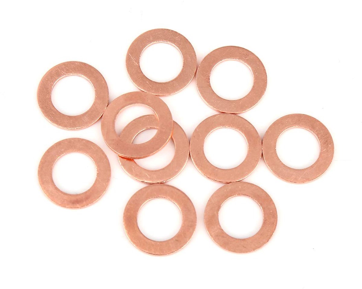 10 stuks. Koperen sluitring Vlakke afdichtingsring voor auto 12 x 19 x 1,5 mm